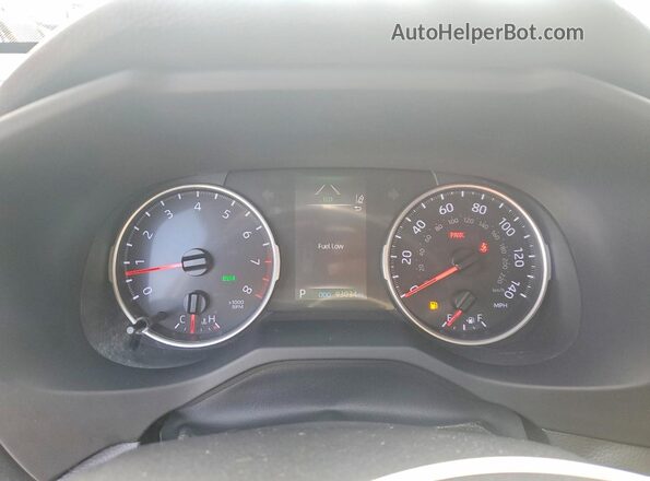 JTMC1RFV1LJ017101 2020 TOYOTA RAV4 Gray Vista del cuadro de instrumentos
