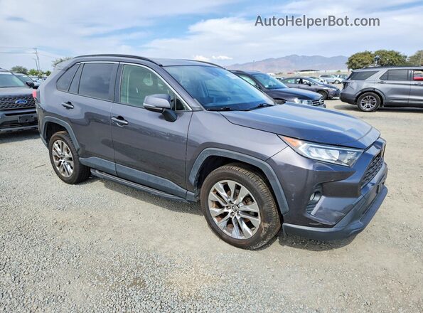 JTMC1RFVXKJ002417 2019 TOYOTA RAV4 Серый Передняя правая четверть