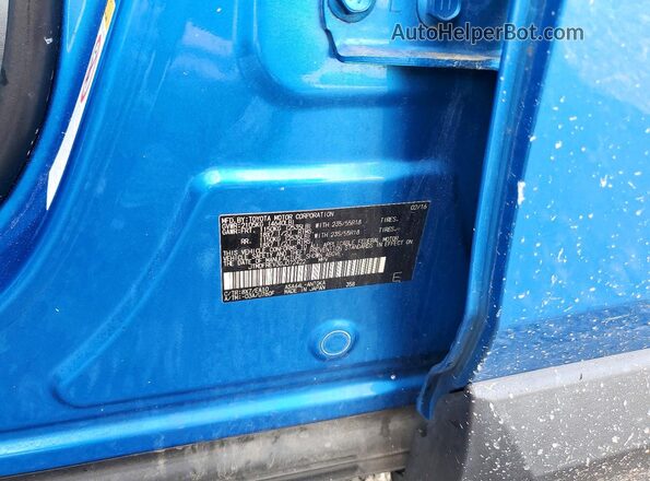 JTMDFREV3GJ072422 2016 TOYOTA RAV4 Синий Вид наклейки с VIN-кодом