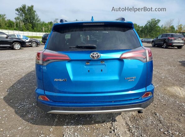 JTMDFREV3GJ072422 2016 TOYOTA RAV4 Синий Вид сзади