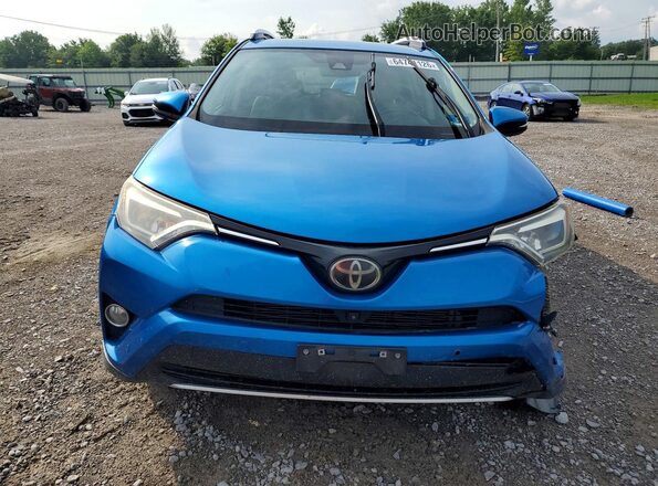 JTMDFREV3GJ072422 2016 TOYOTA RAV4 Синий Вид спереди