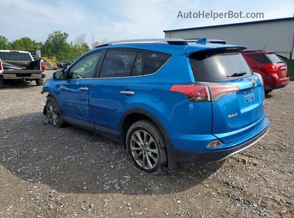 JTMDFREV3GJ072422 2016 TOYOTA RAV4 Синий Задняя левая четверть