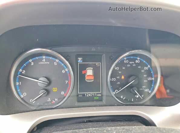 JTMDFREV3GJ072422 2016 TOYOTA RAV4 Синий Вид щитка приборов