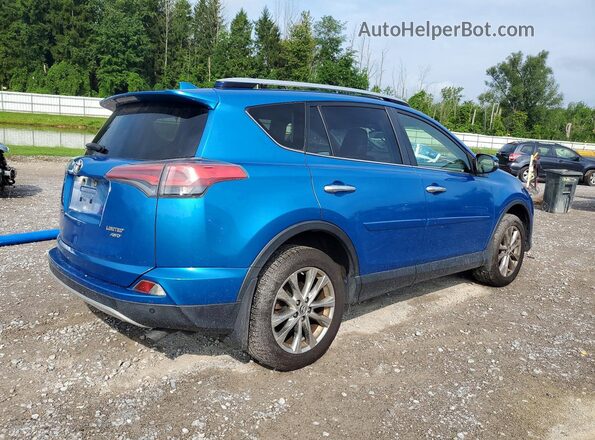 JTMDFREV3GJ072422 2016 TOYOTA RAV4 Синий Задняя правая четверть