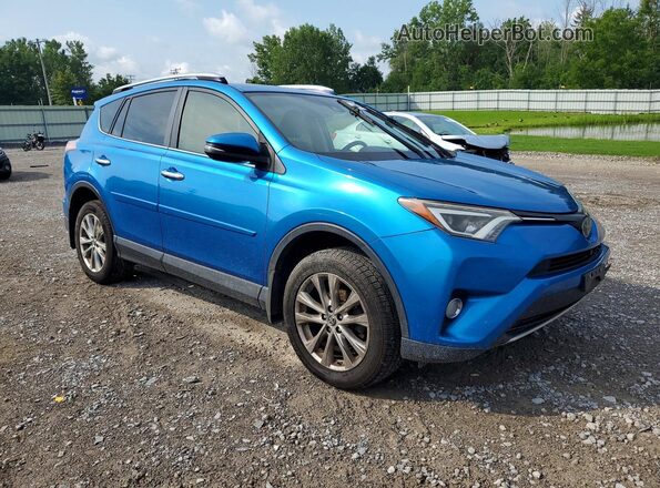 JTMDFREV3GJ072422 2016 TOYOTA RAV4 Синий Передняя правая четверть