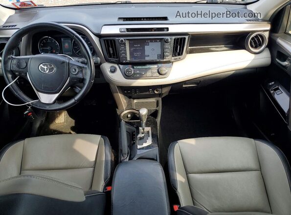 JTMDFREV3GJ072422 2016 TOYOTA RAV4 Синий Вид панели приборов