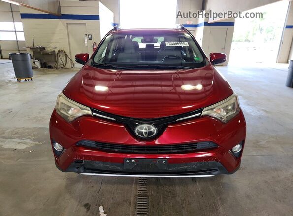 JTMDFREV8JD238522 2018 TOYOTA RAV4 Бордовый Вид спереди