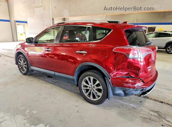 JTMDFREV8JD238522 2018 TOYOTA RAV4 Бордовый Задняя левая четверть