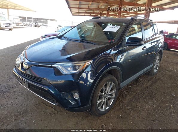 JTMDJREV2HD070952 2017 TOYOTA RAV4 HYBRID Dark Blue Передняя левая четверть
