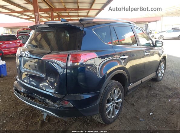 JTMDJREV2HD070952 2017 TOYOTA RAV4 HYBRID Dark Blue Задняя правая четверть
