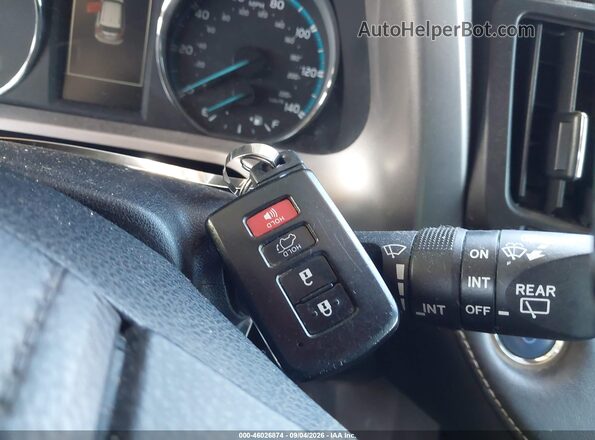 JTMDJREV2HD070952 2017 TOYOTA RAV4 HYBRID Dark Blue Вид панели приборов