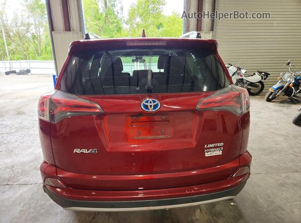 JTMDJREV3JD186330 2018 TOYOTA RAV4 Burgundy Вид ззаду