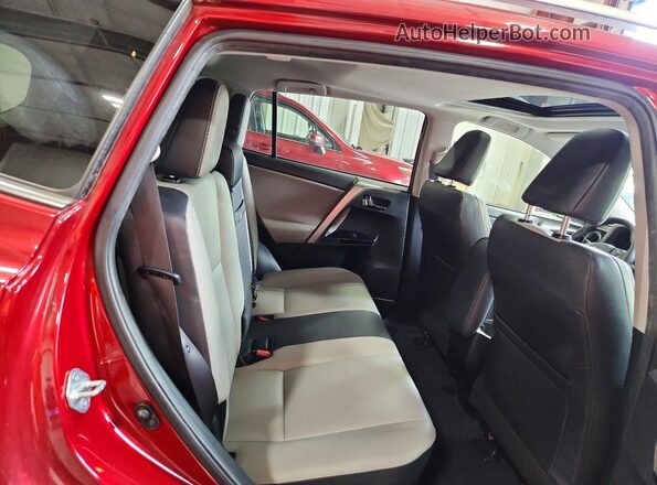 JTMDJREV3JD186330 2018 TOYOTA RAV4 Burgundy Вид задньої частини салону