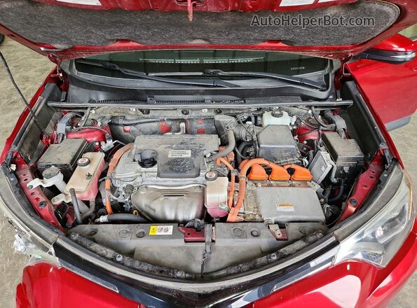 JTMDJREV3JD186330 2018 TOYOTA RAV4 Burgundy Вид підкапотного простору