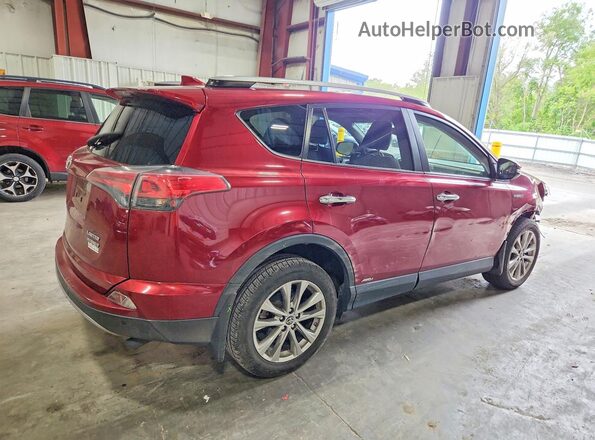 JTMDJREV3JD186330 2018 TOYOTA RAV4 Burgundy Задня права чверть