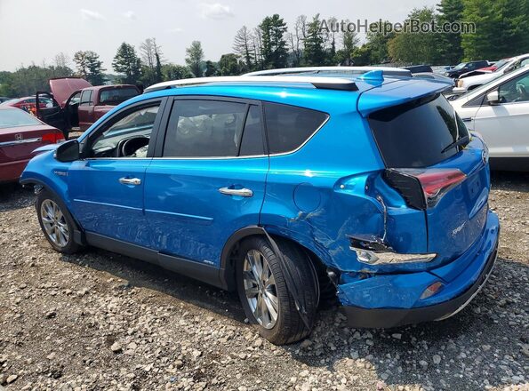 JTMDJREV4GD020990 2016 TOYOTA RAV4 Blue Задня ліва чверть