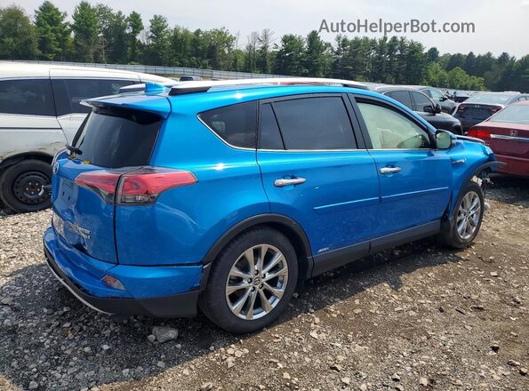 JTMDJREV4GD020990 2016 TOYOTA RAV4 Blue Задня права чверть