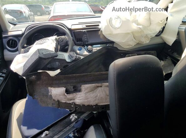 JTMDJREV4GD020990 2016 TOYOTA RAV4 Blue Вид панелі приладів