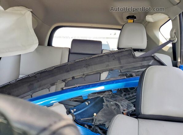 JTMDJREV4GD020990 2016 TOYOTA RAV4 Blue Вид задніх сидінь