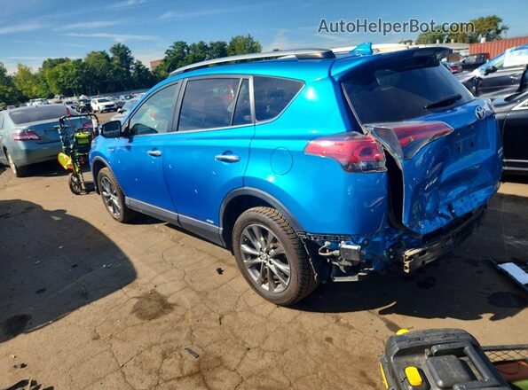 JTMDJREV4JD168032 2018 TOYOTA RAV4 Blue Trasero izquierdo