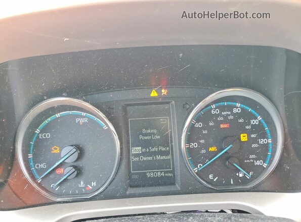 JTMDJREVXGD036112 2016 TOYOTA RAV4 Gray Вид щитка приладів