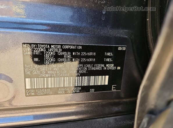 JTMDWRFV4LD543064 2023 TOYOTA RAV4 Gray Widok komory silnika