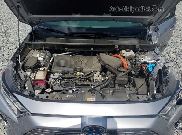JTMDWRFV7KD003948 2019 TOYOTA RAV4 Серебряный Вид задней части салона