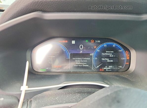 JTME6RFV5SD579851 2025 TOYOTA RAV4 Gray Instrument cluster view