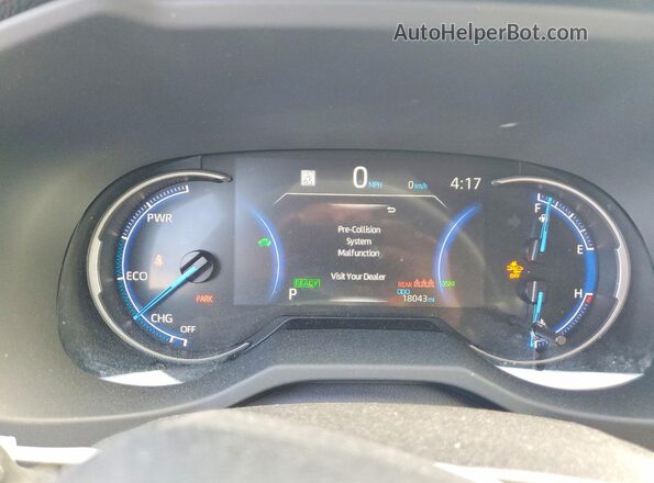 JTME6RFV6SD570852 2025 TOYOTA RAV4 White Вид щитка приладів