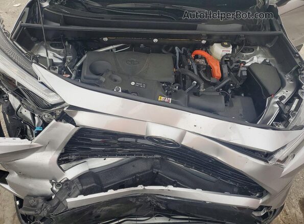JTME6RFVXSJ090847 2025 TOYOTA RAV4 Silver Widok komory silnika