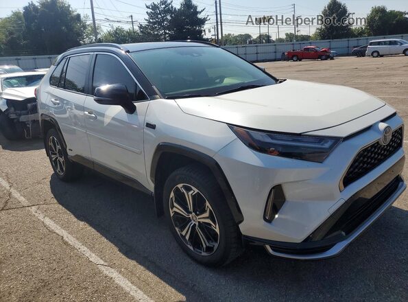 JTMEB3FV9ND081455 2022 TOYOTA RAV4 White Front right