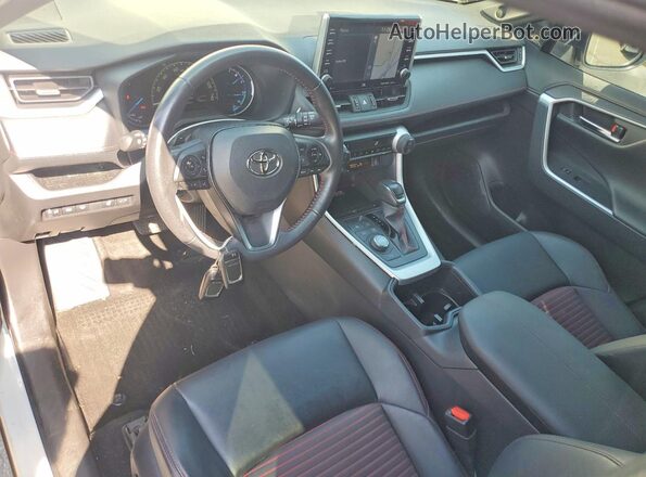 JTMEB3FV9ND081455 2022 TOYOTA RAV4 White Dashboard view
