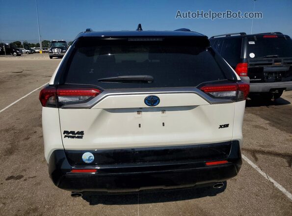 JTMEB3FV9ND081455 2022 TOYOTA RAV4 White Rear view