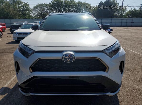 JTMEB3FV9ND081455 2022 TOYOTA RAV4 White Front view