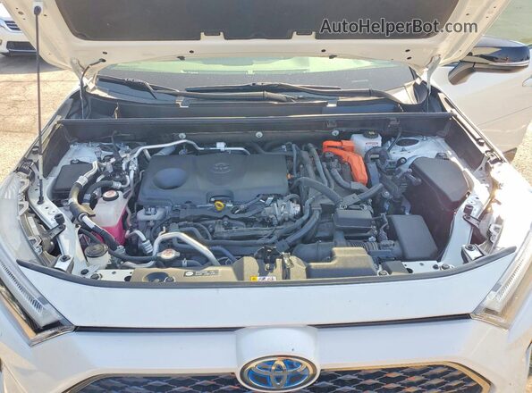 JTMEB3FV9ND081455 2022 TOYOTA RAV4 White Engine compartment view