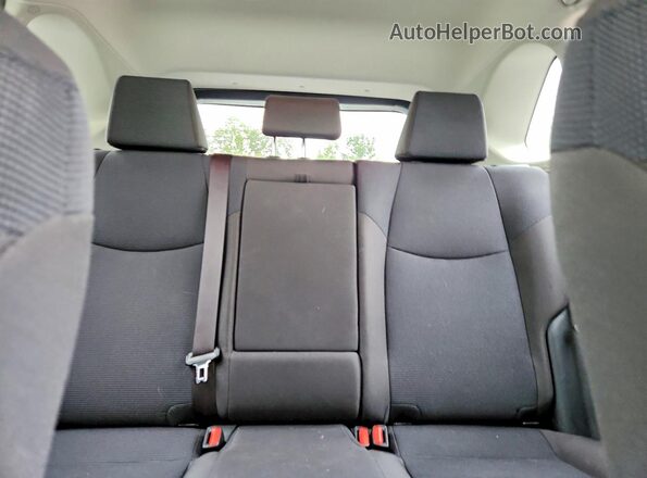 JTMF1RFV2KD033592 2019 TOYOTA RAV4 White Vista de los asientos traseros