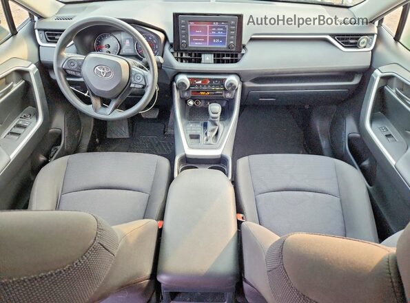 JTMF1RFV2KD033592 2019 TOYOTA RAV4 White Vista del salpicadero