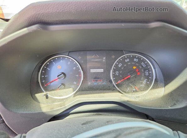 JTMF1RFVXMD070098 2021 TOYOTA RAV4 Silver Вид щитка приладів