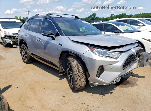 JTMFB3FV6MD053843 2021 TOYOTA RAV4 Серебряный Передняя правая четверть