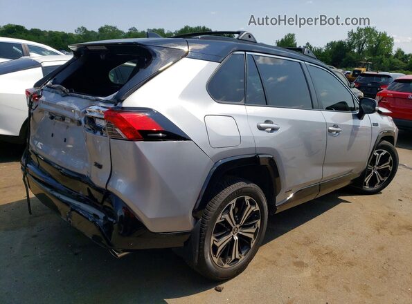 JTMFB3FV6MD053843 2021 TOYOTA RAV4 Серебряный Задняя правая четверть