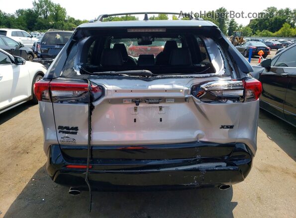 JTMFB3FV6MD053843 2021 TOYOTA RAV4 Серебряный Вид сзади