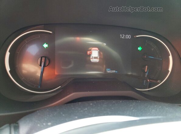 JTMFB3FV6MD053843 2021 TOYOTA RAV4 Серебряный Вид щитка приборов