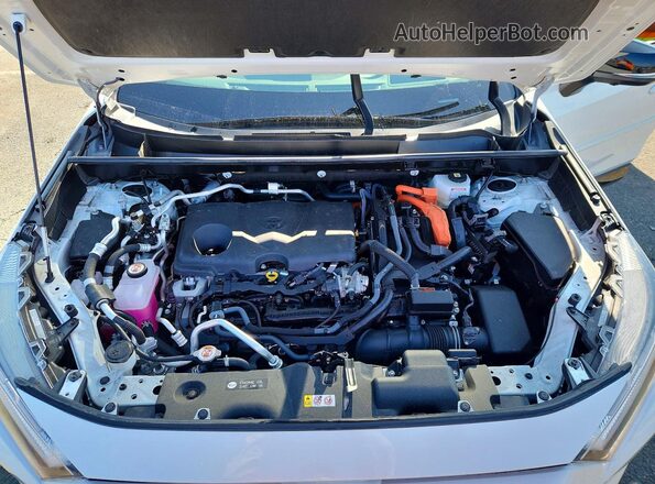 JTMFB3FV8SD281727 2025 TOYOTA RAV4 White Vista del compartimento del motor