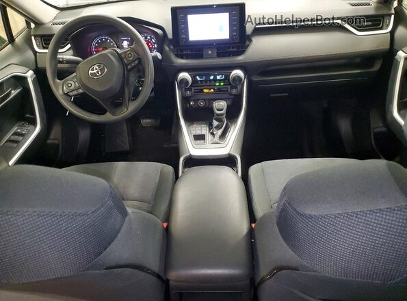 JTMG1RFV3KD047456 2019 TOYOTA RAV4 White Вид панелі приладів