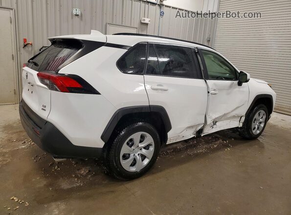 JTMG1RFV3KD047456 2019 TOYOTA RAV4 White Задня права чверть