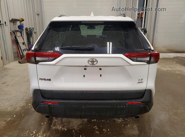 JTMG1RFV3KD047456 2019 TOYOTA RAV4 White Вид ззаду