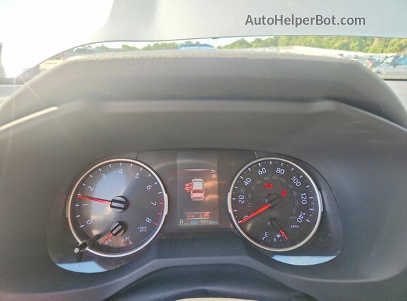 JTMH1RFV3LD045776 2020 TOYOTA RAV4 Silver Вид щитка приладів