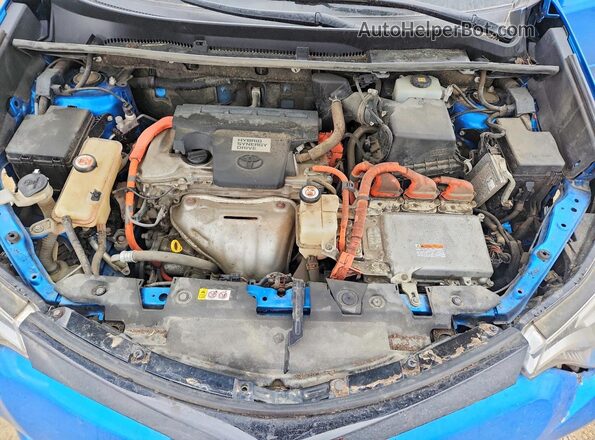 JTMJJREV7JD219994 2018 TOYOTA RAV4 Синий Вид подкапотного пространства