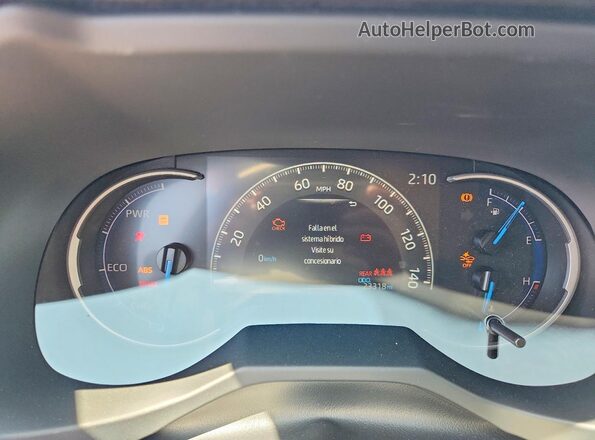 JTMLWRFV5SD340565 2025 TOYOTA RAV4 Silver Սարքավորումների վահանակի տեսք
