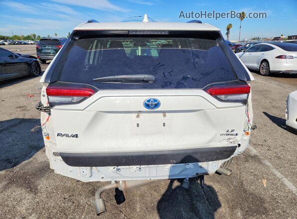 JTMLWRFV7LD546536 2020 TOYOTA RAV4 White უკანა ხედი
